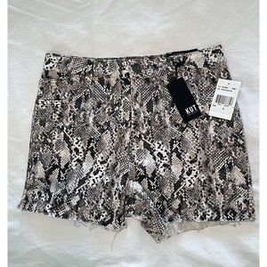 Kut From the Kloth Gidget Snake Print Shorts - size 4